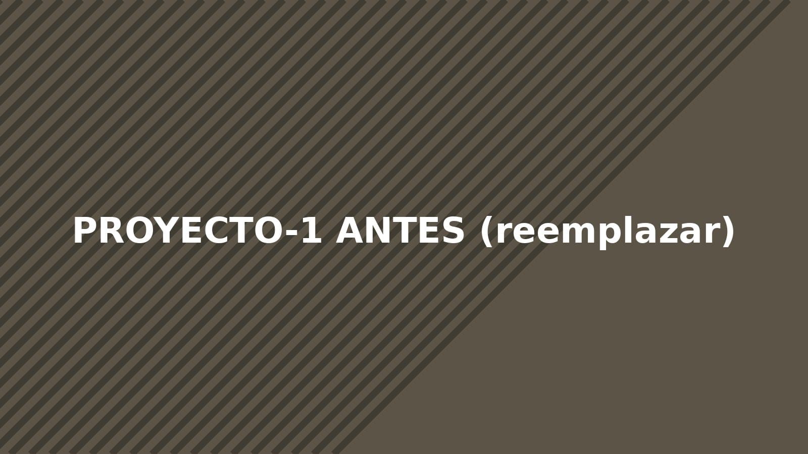 Sala principal — antes